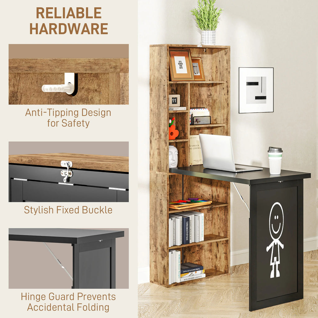 Northmere Fold-Out Desk, Rustic Brown