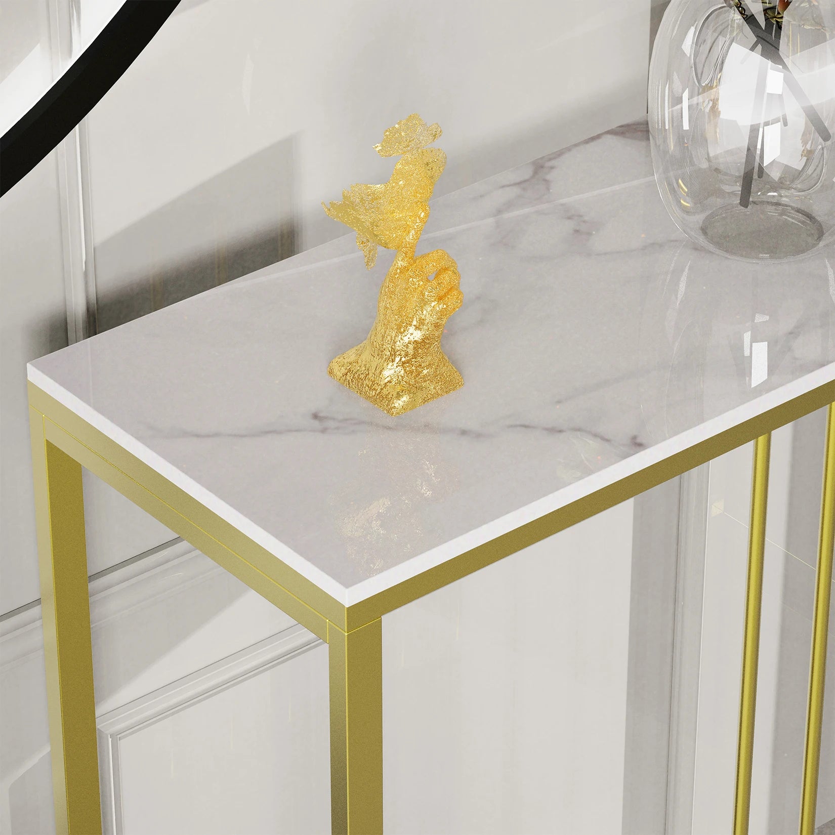 Marleen Sintered Stone Console Table