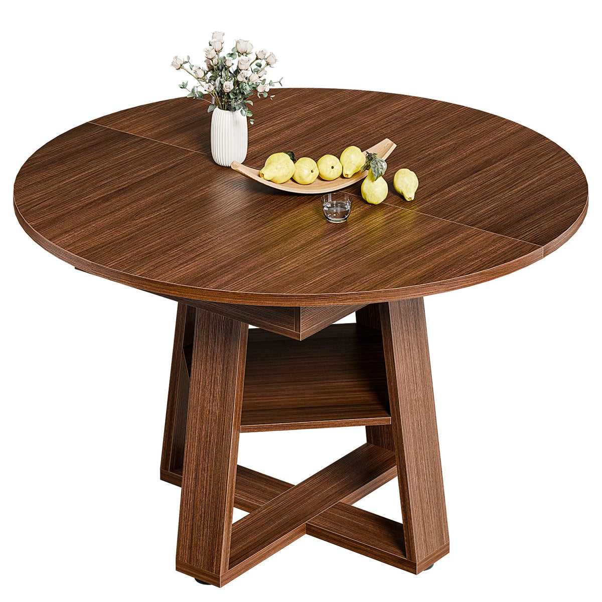 Aveline Extendable Round Dining Table