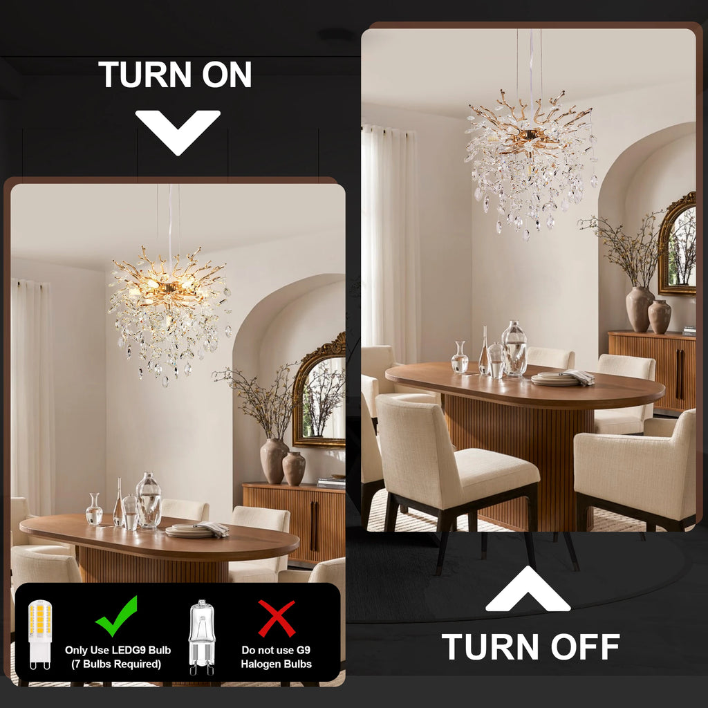Ardenwick Crystal Branch Chandelier