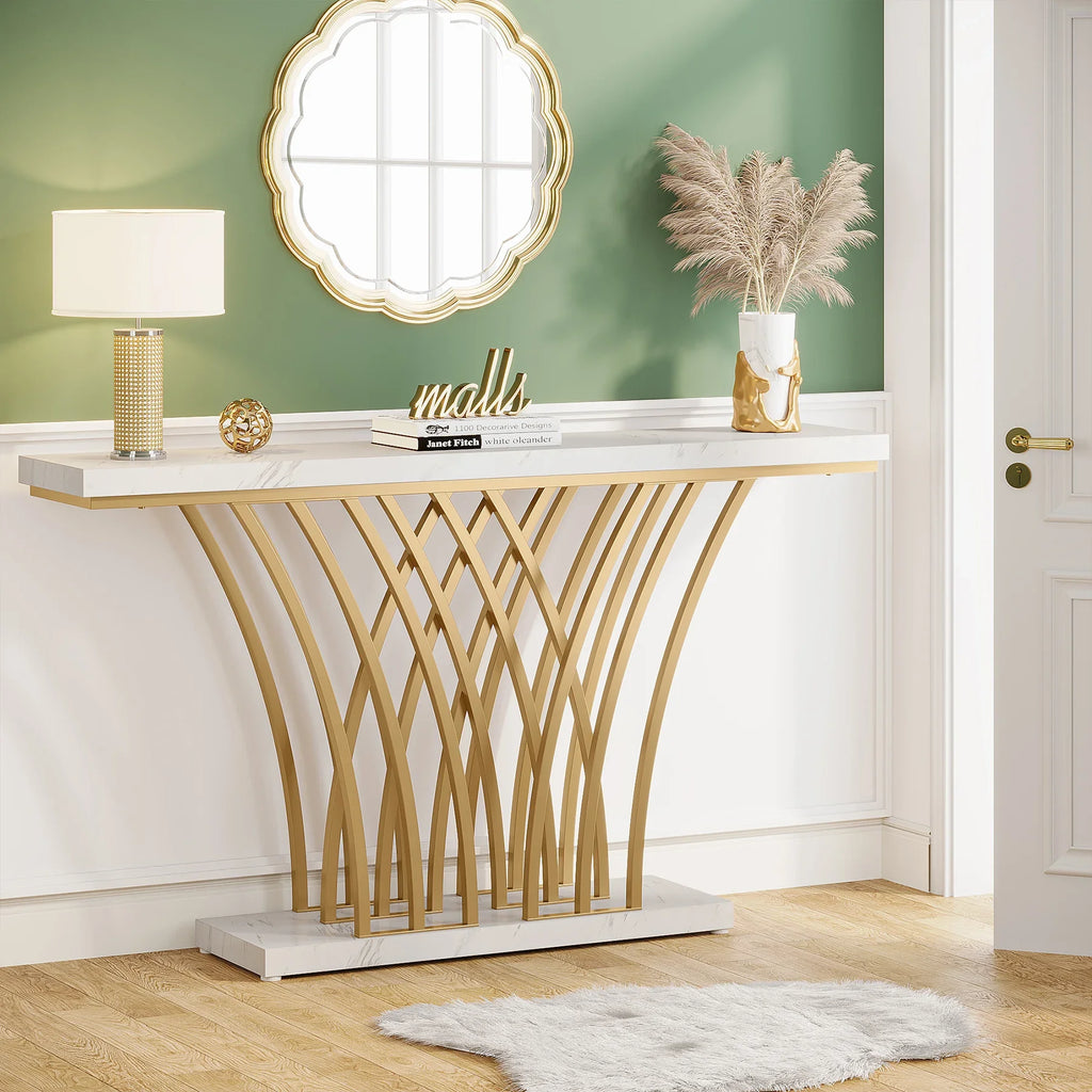 Nefertari Sculptural Console Table