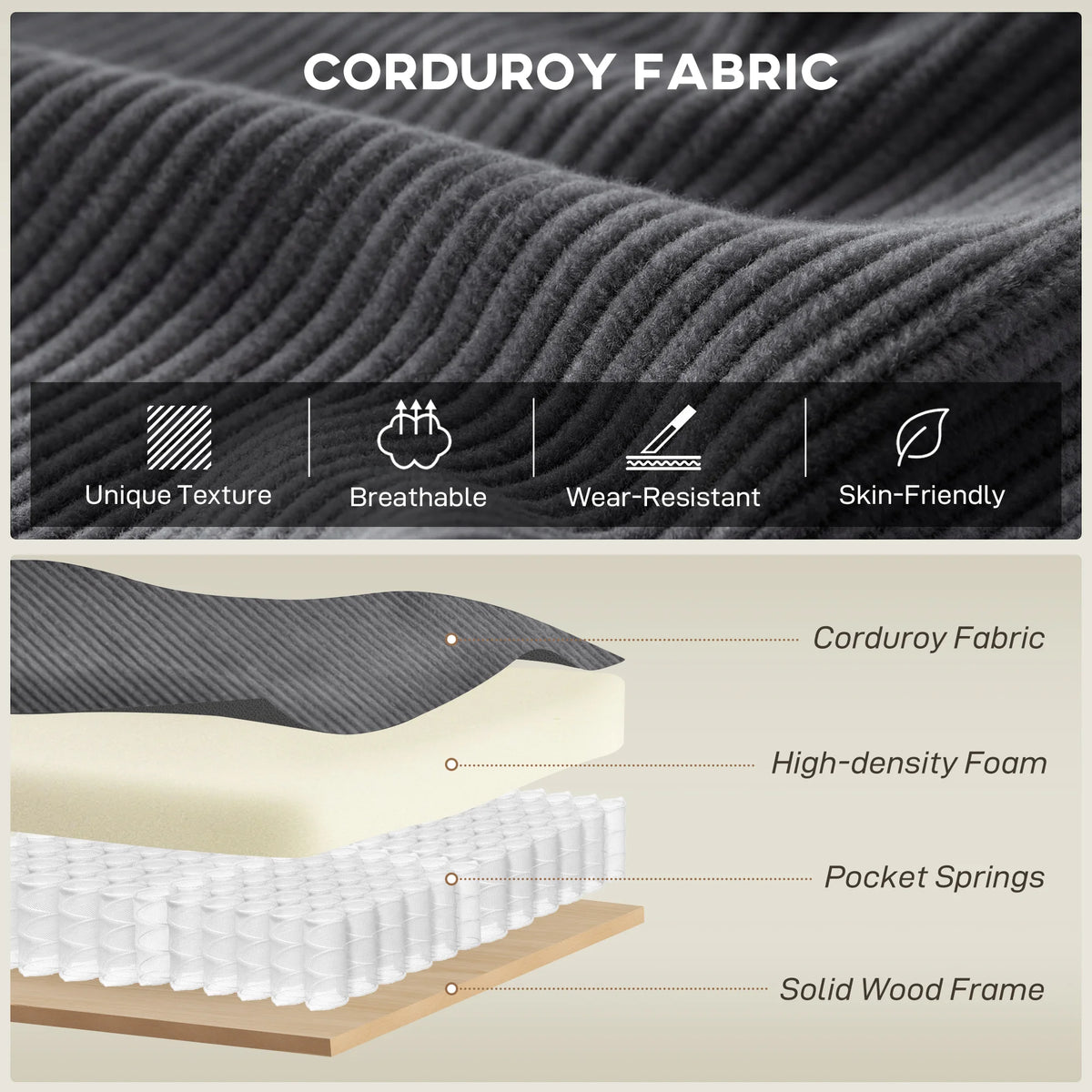 Corderra Reversible Sectional