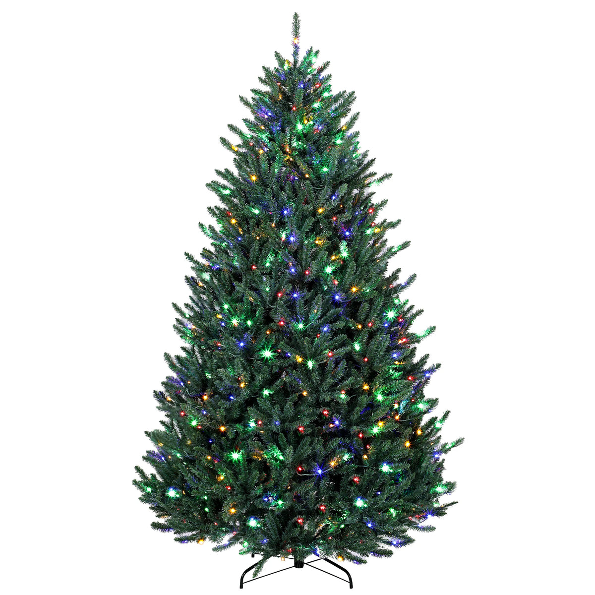 Coloradoglow full spruce-style Christmas tree with dual-color LED lights