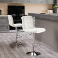 Laurelbloom PU Leather Bar Stool Set of 2