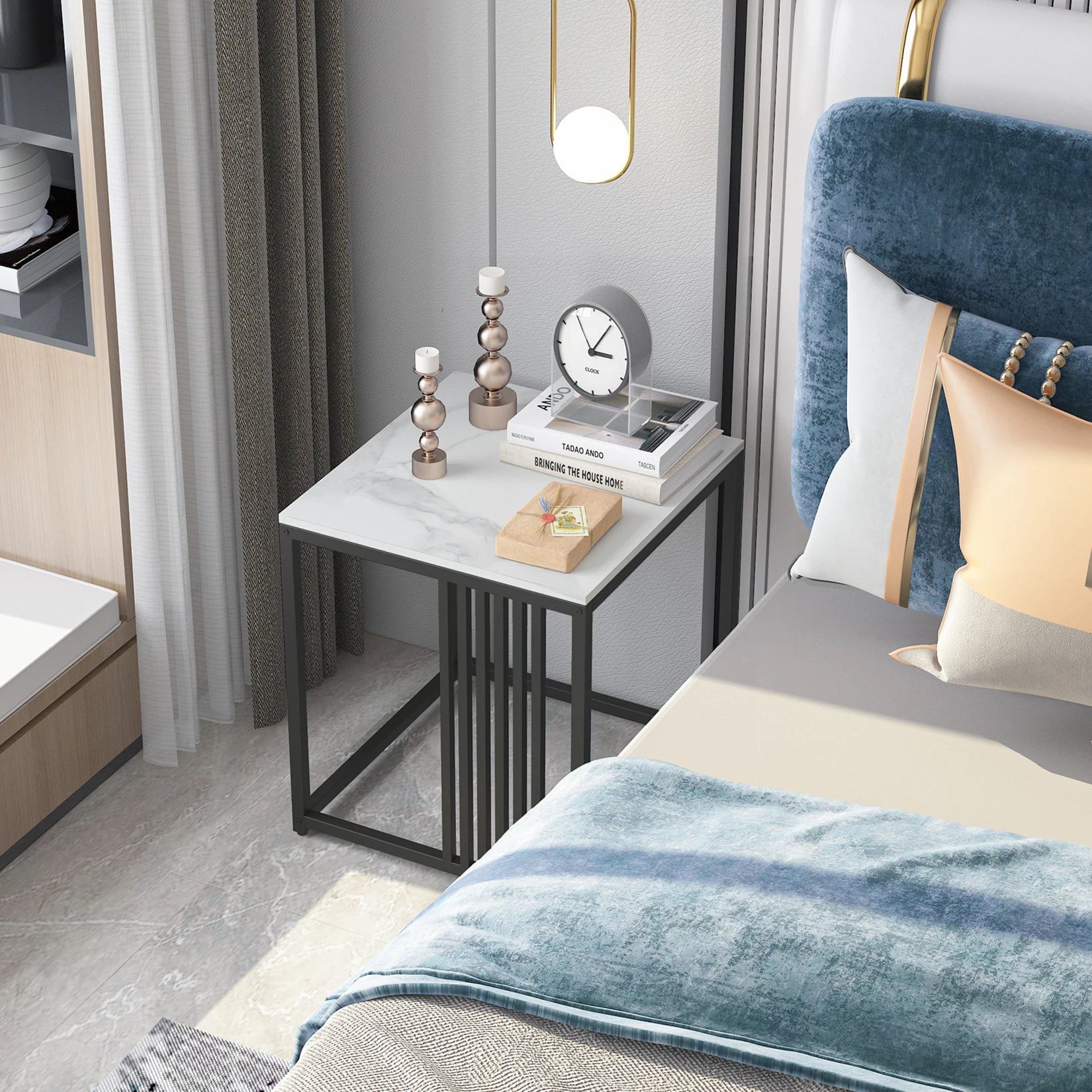 Pemberton Sintered Stone End Table
