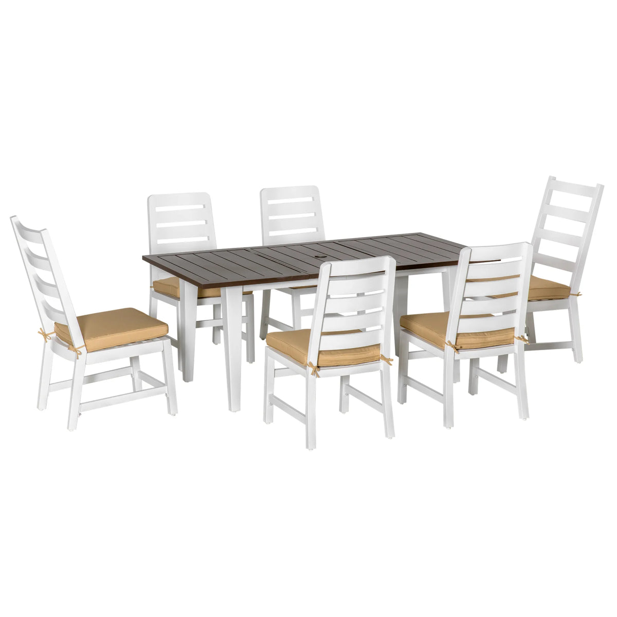 Estoria Seven-Piece Aluminum Patio Dining Set