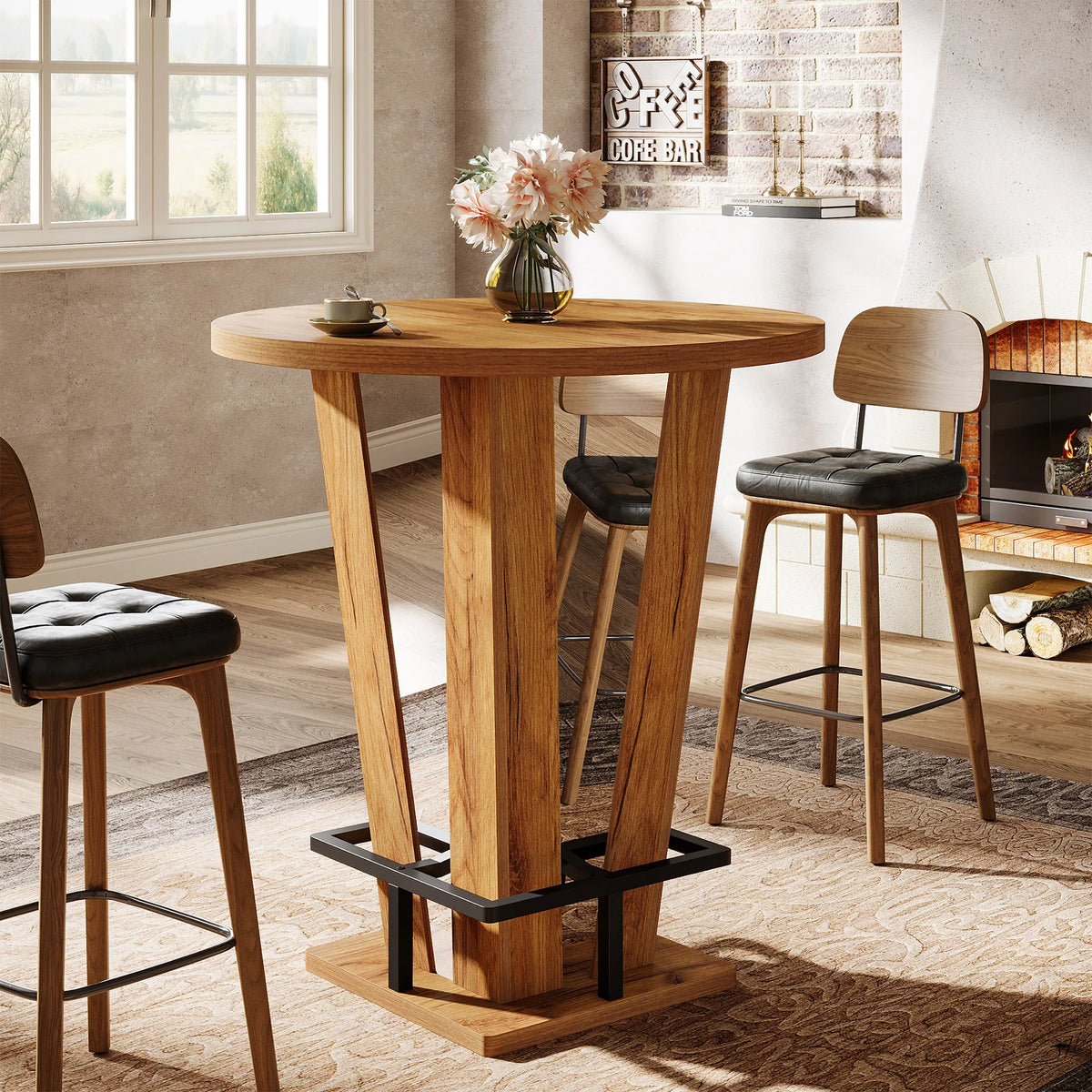 Sonnetline Round Bar Table