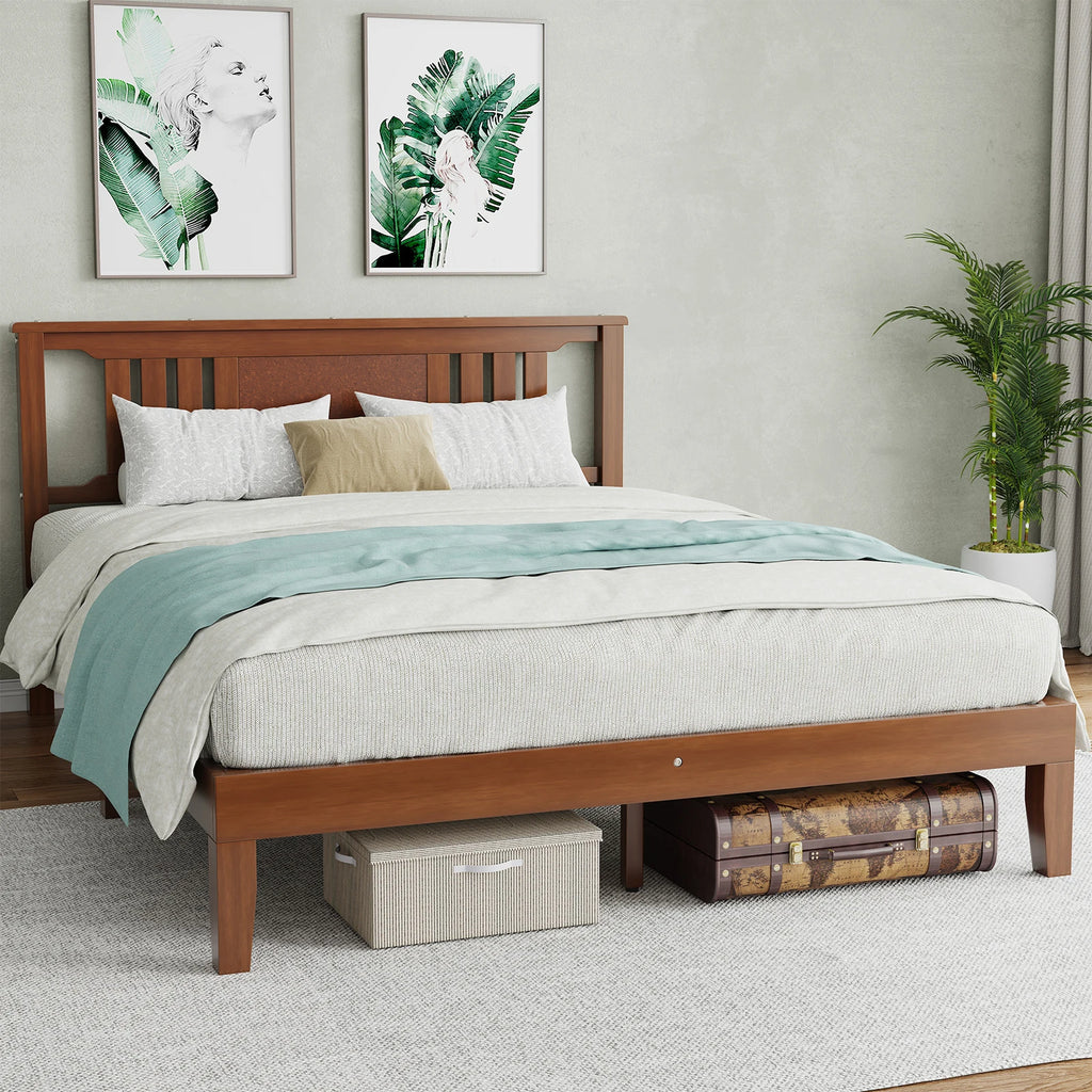 Ashbourne Solid Wood Platform Bed