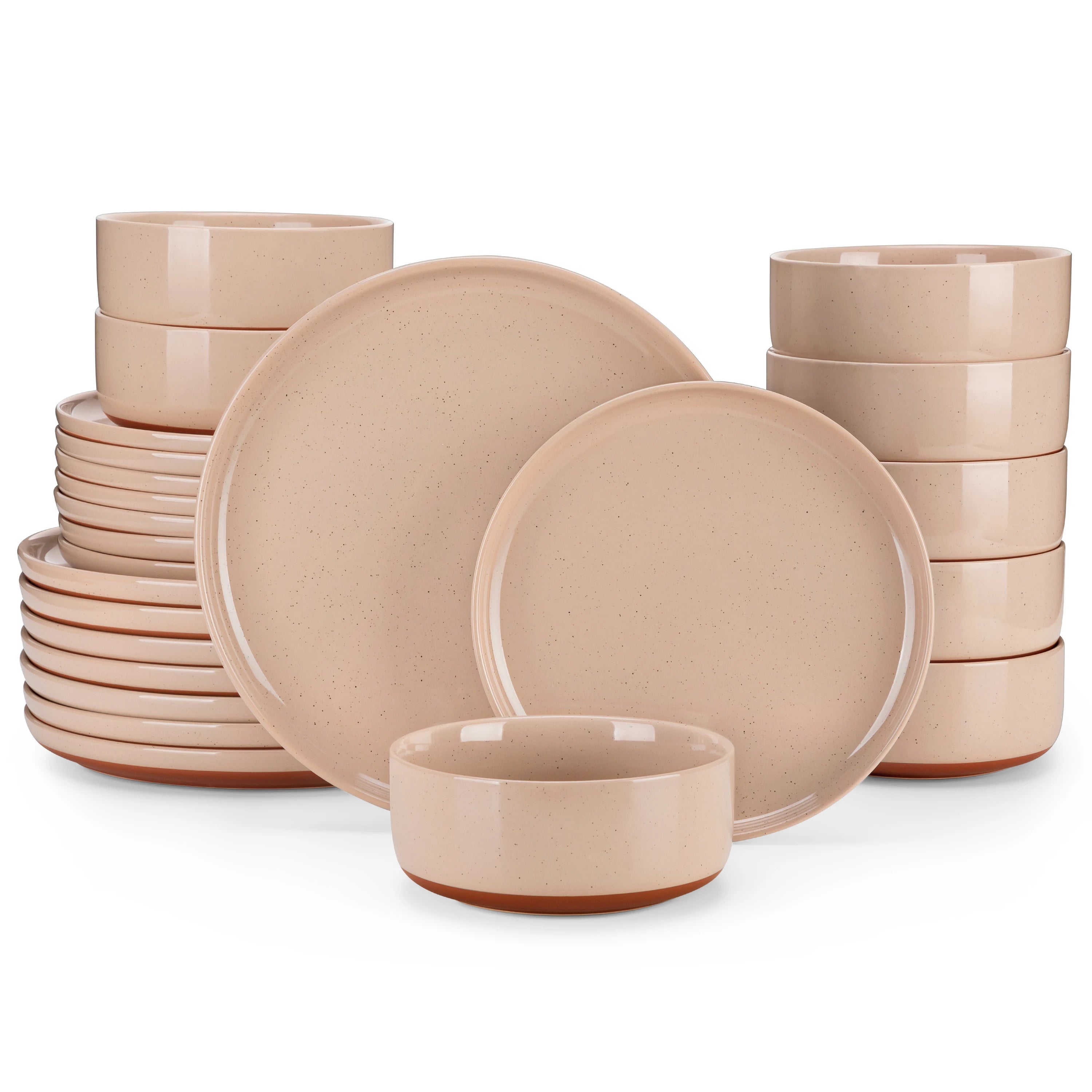 MALACASA TARA Stoneware Dinnerware Set