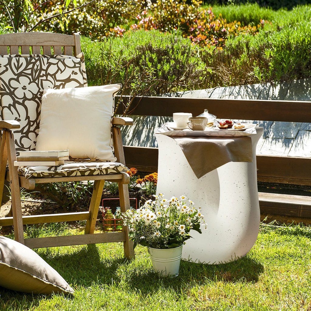 Koba Sculptural Concrete Side Table