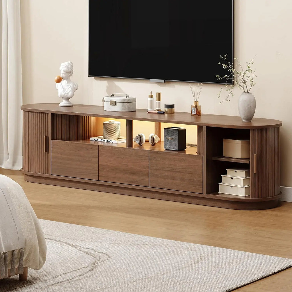 Verseray TV Stand with LED Lighting