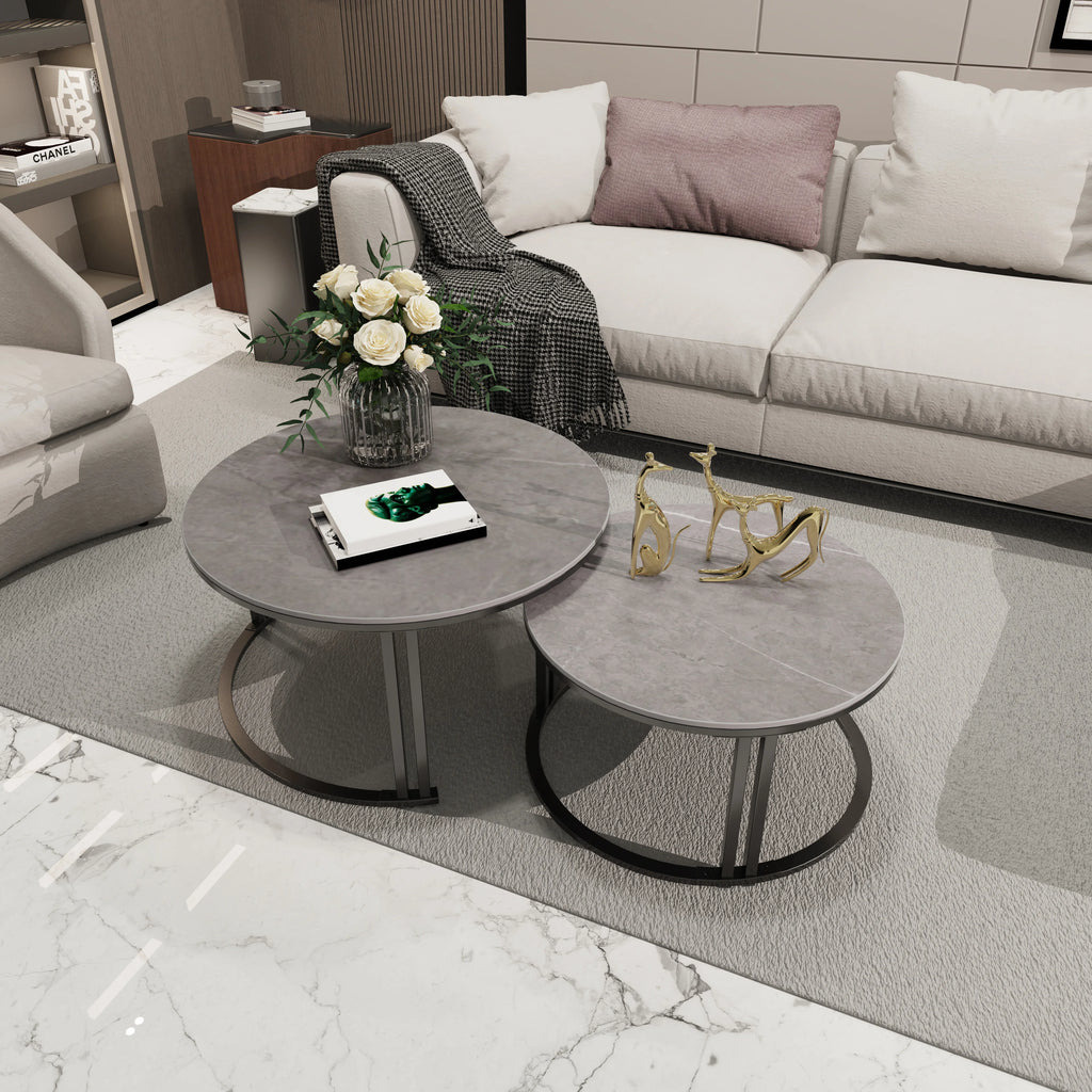 Dana Circle Nesting Coffee Table Set