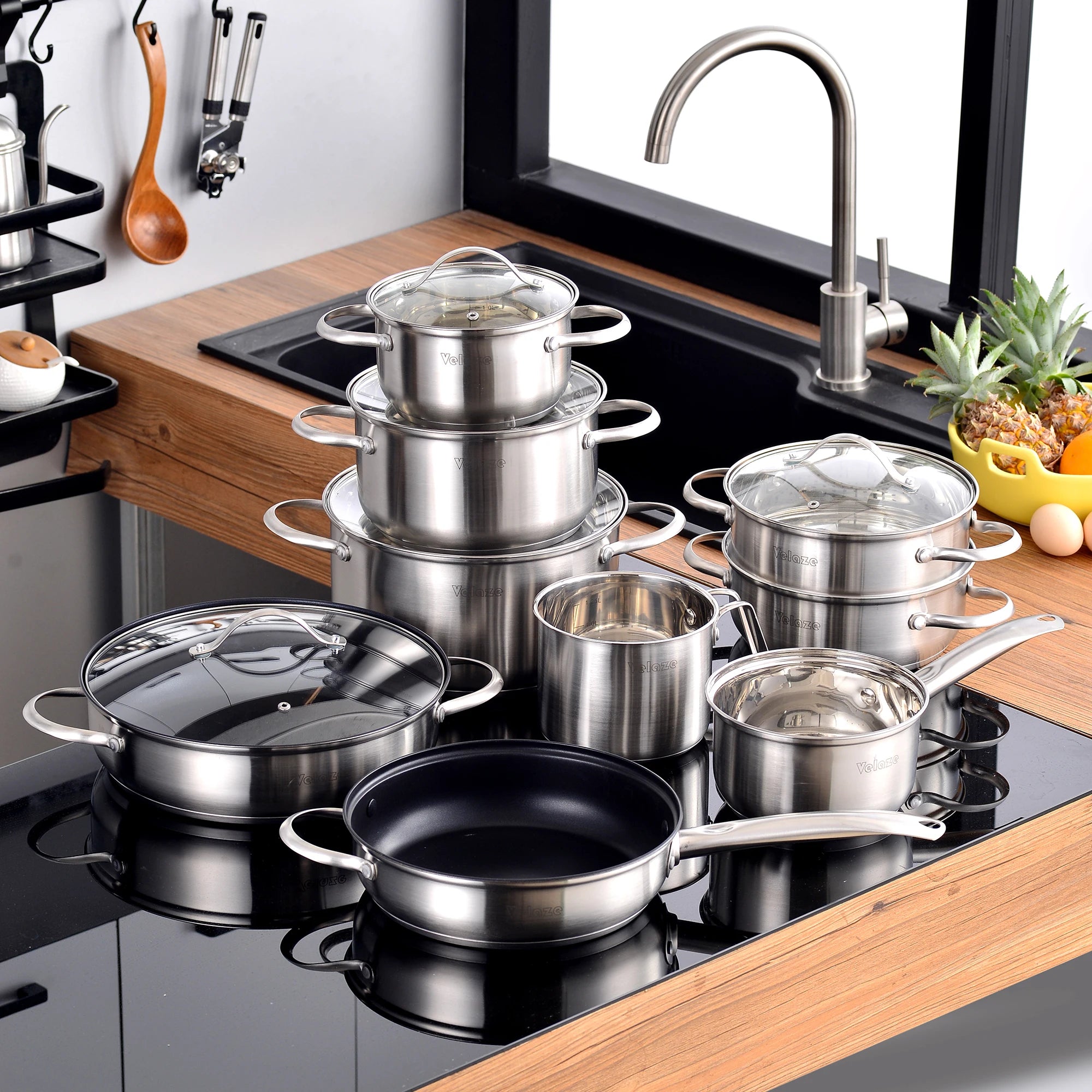 VELAZE Stainless Steel Cookware