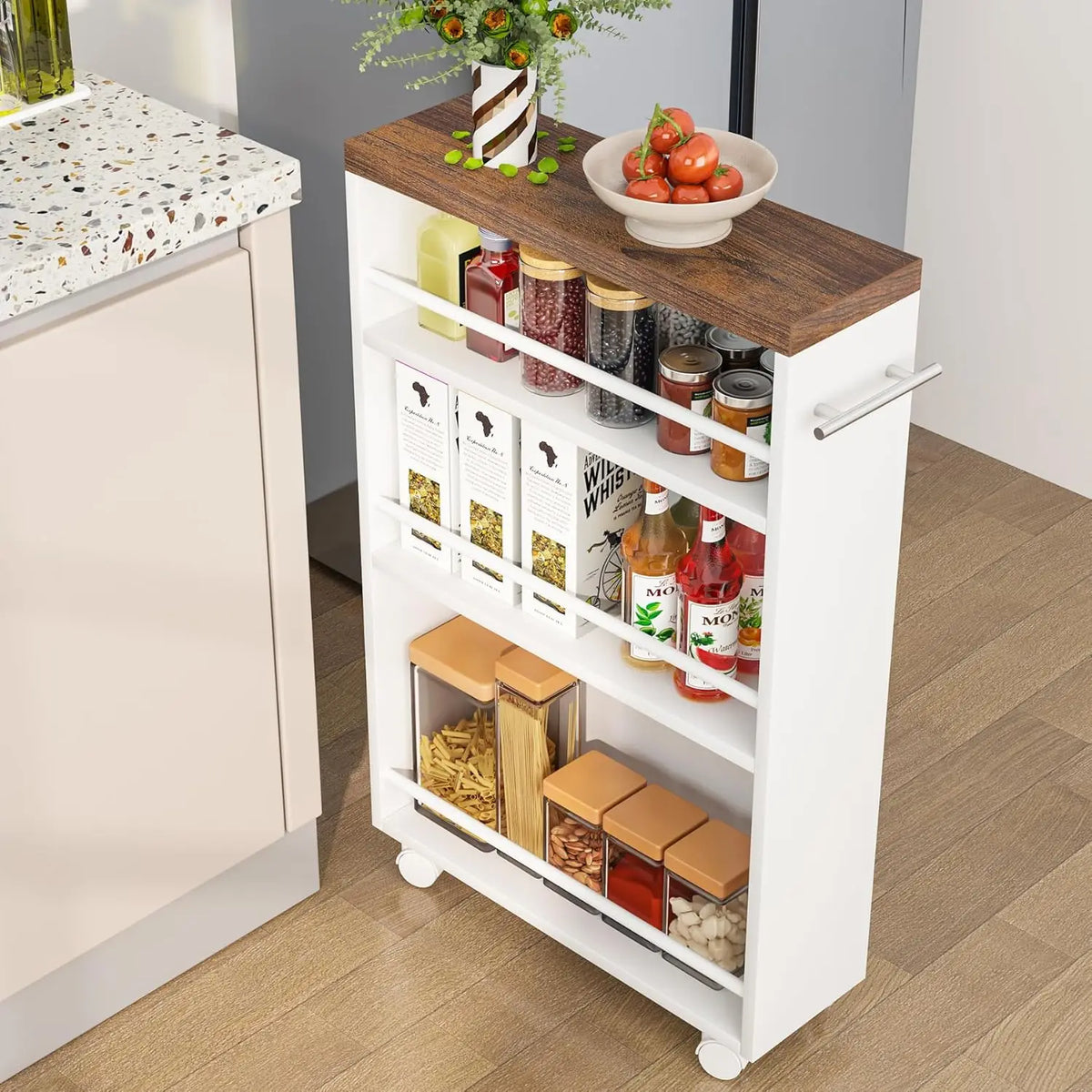 Claremont Slim Rolling Storage Cart