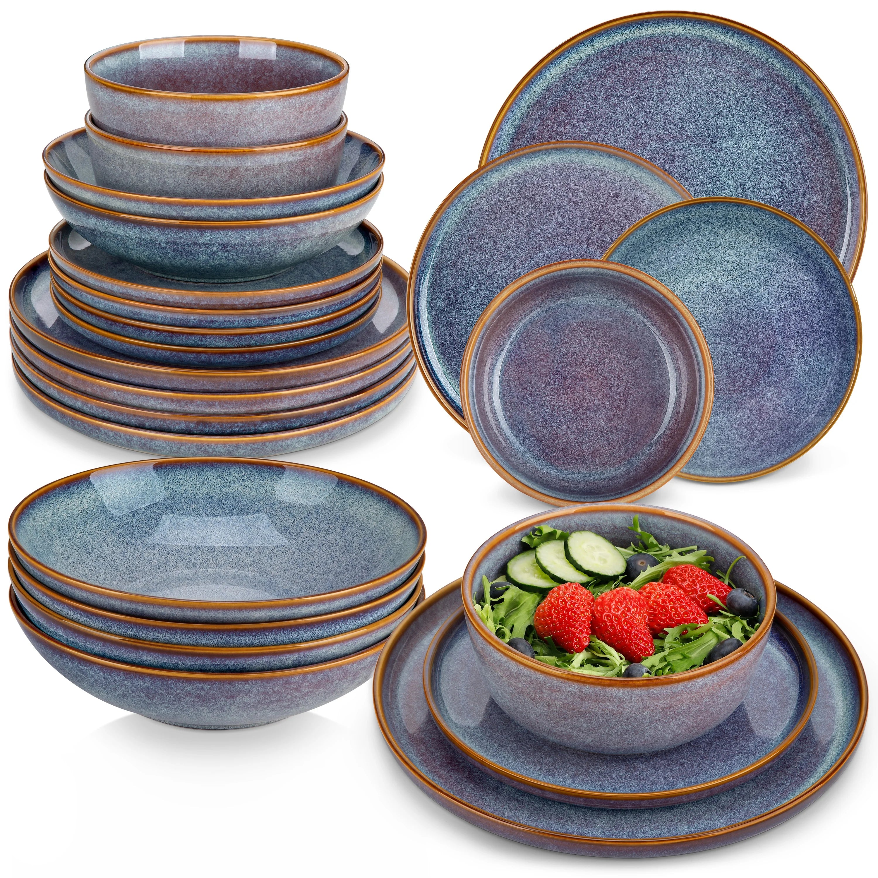 Vancasso PLAYA Series Reactive Glaze Stoneware Dinnerware Set