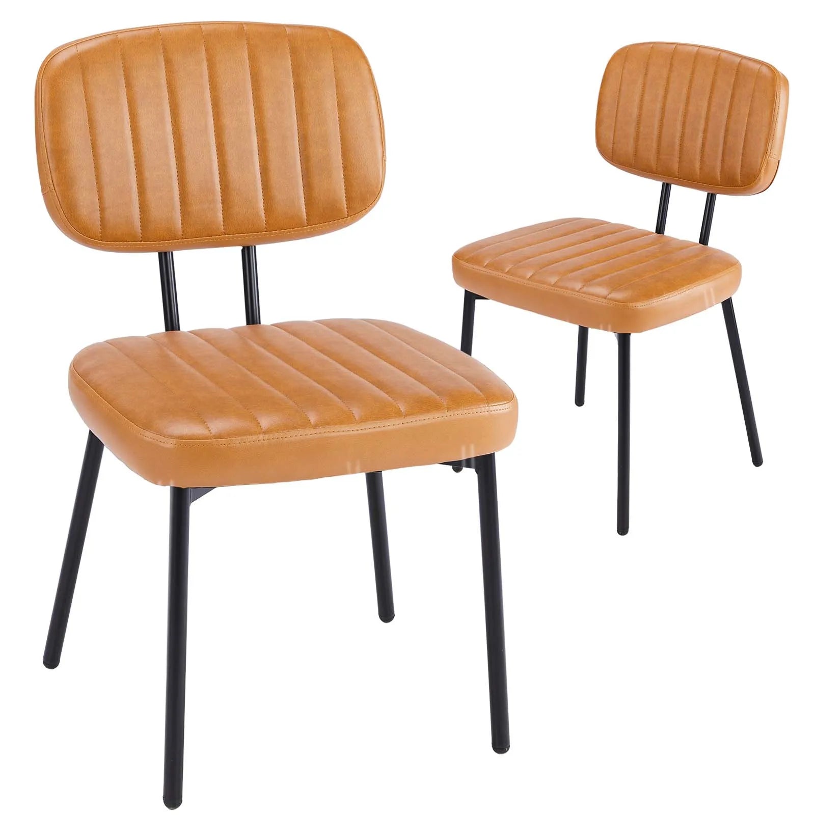 Marston Channel-Tufted Dining Chairs, Set of 2
