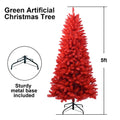 Everfrost Crimson Christmas Tree