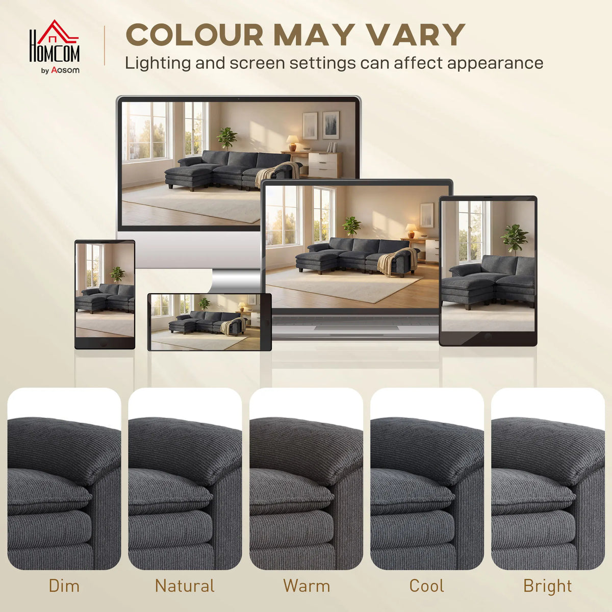 Cloudmere Modular Sectional with Ottoman