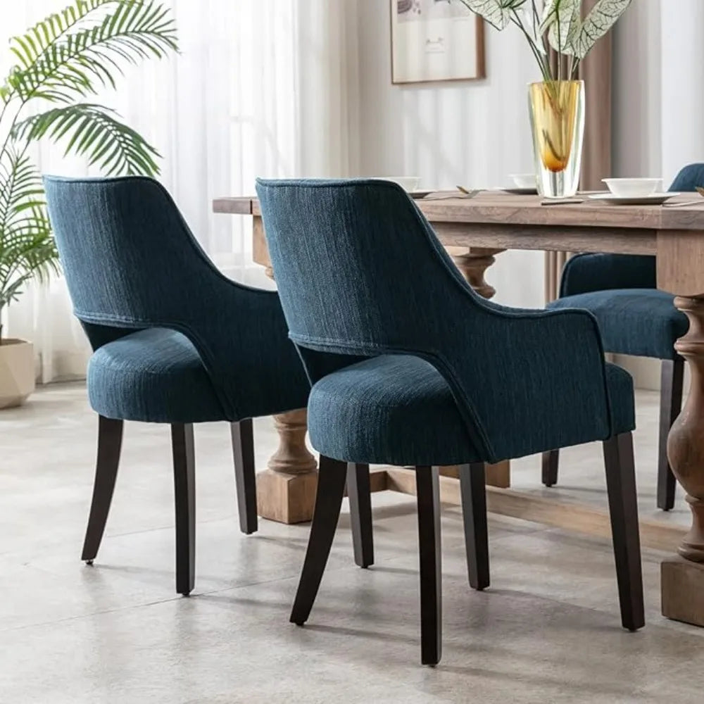 Haven Upholstered Arm Dining Chairs, Set of 2