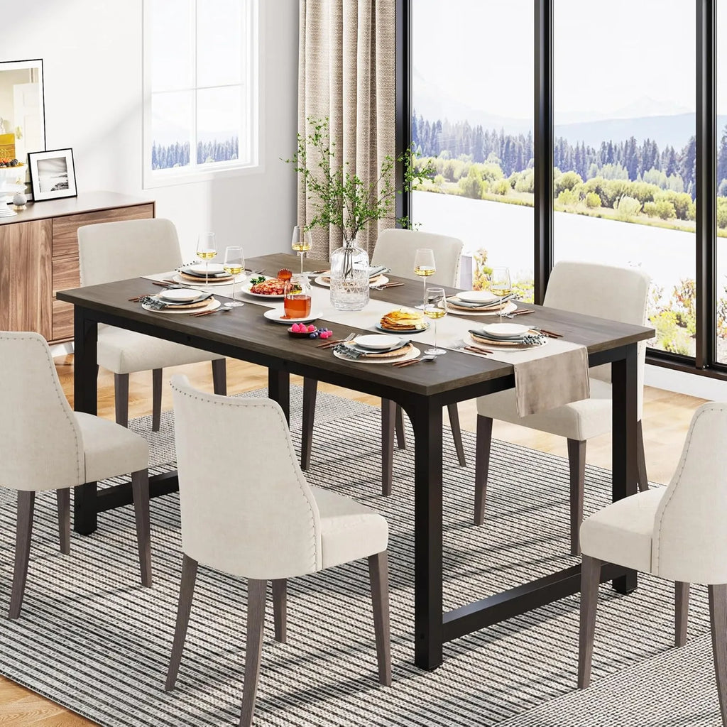 Langford Industrial Dining Table