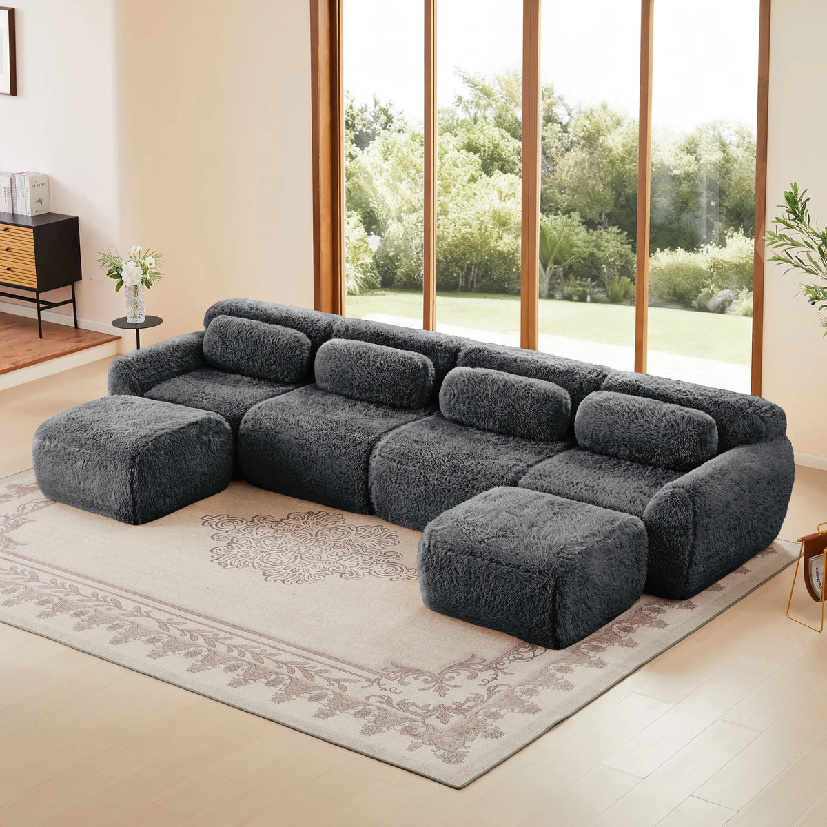 Chedwick Plush U-Shaped Modular Sectional