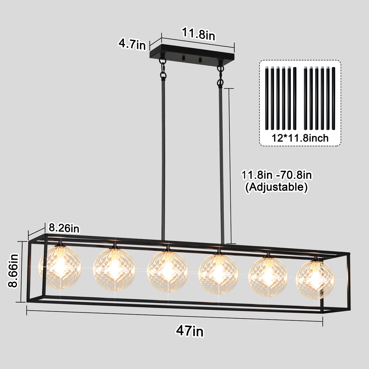 Orlestone Bubble Chandelier