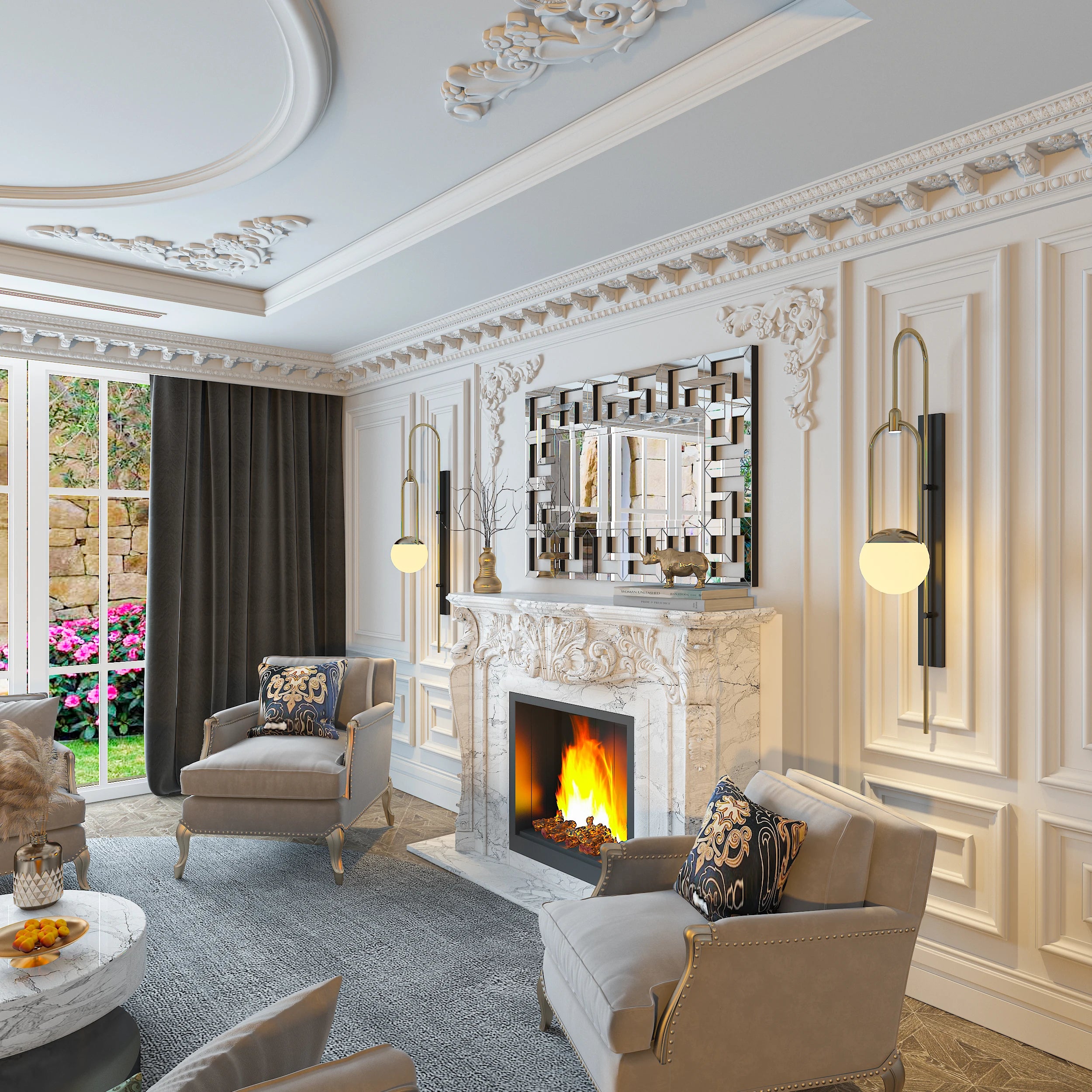 Grecian Venetian Decorative Wall Mirror