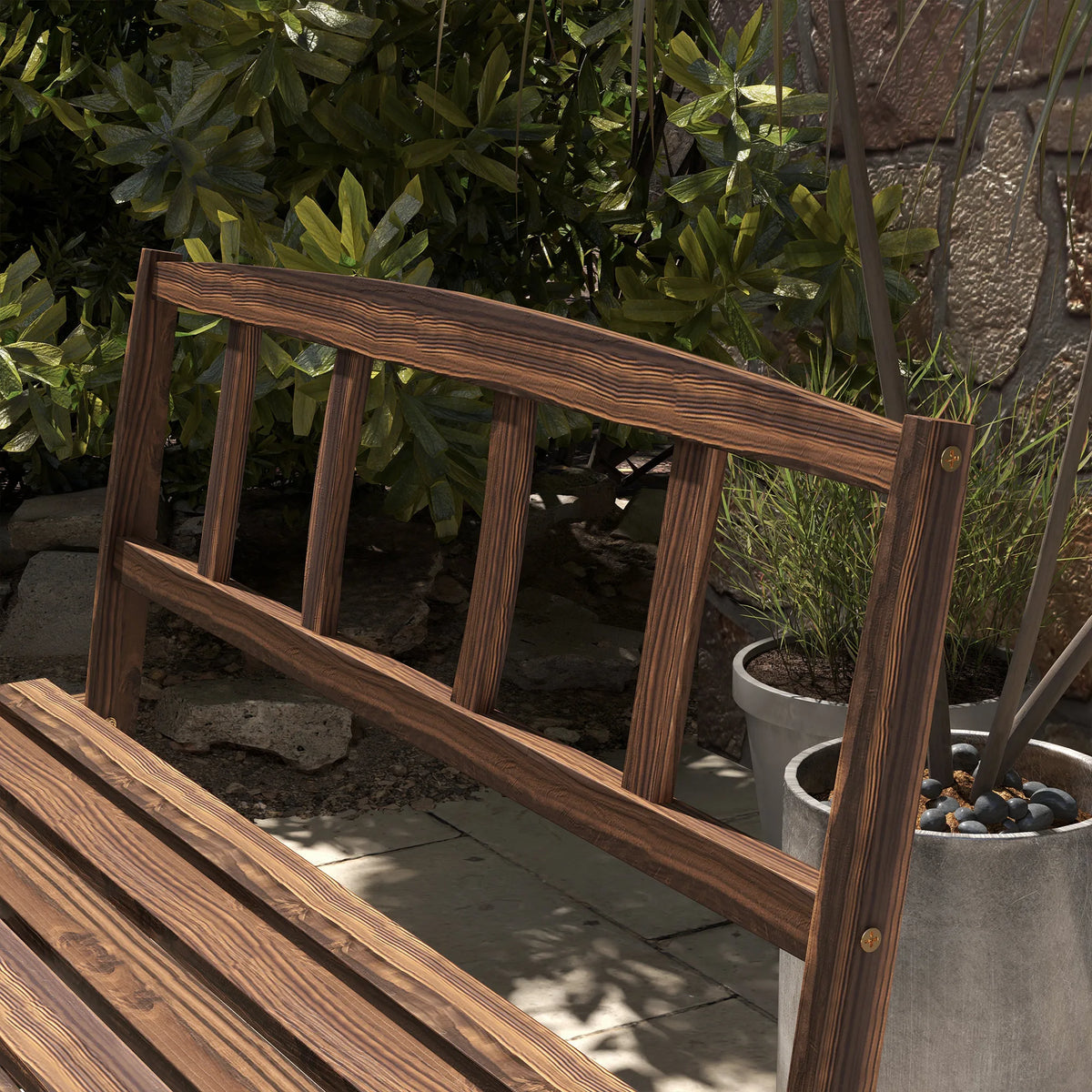 Wheelborne Pine Three-Piece Patio Dining Set