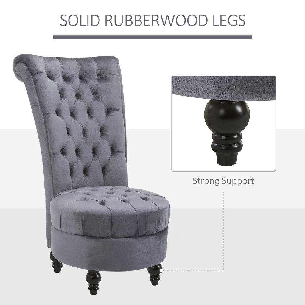 Cairnleigh Tufted High-Back Accent Chair