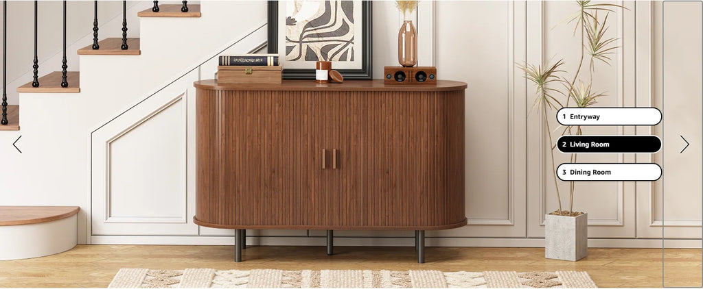 Vignettecharm Fluted Sideboard