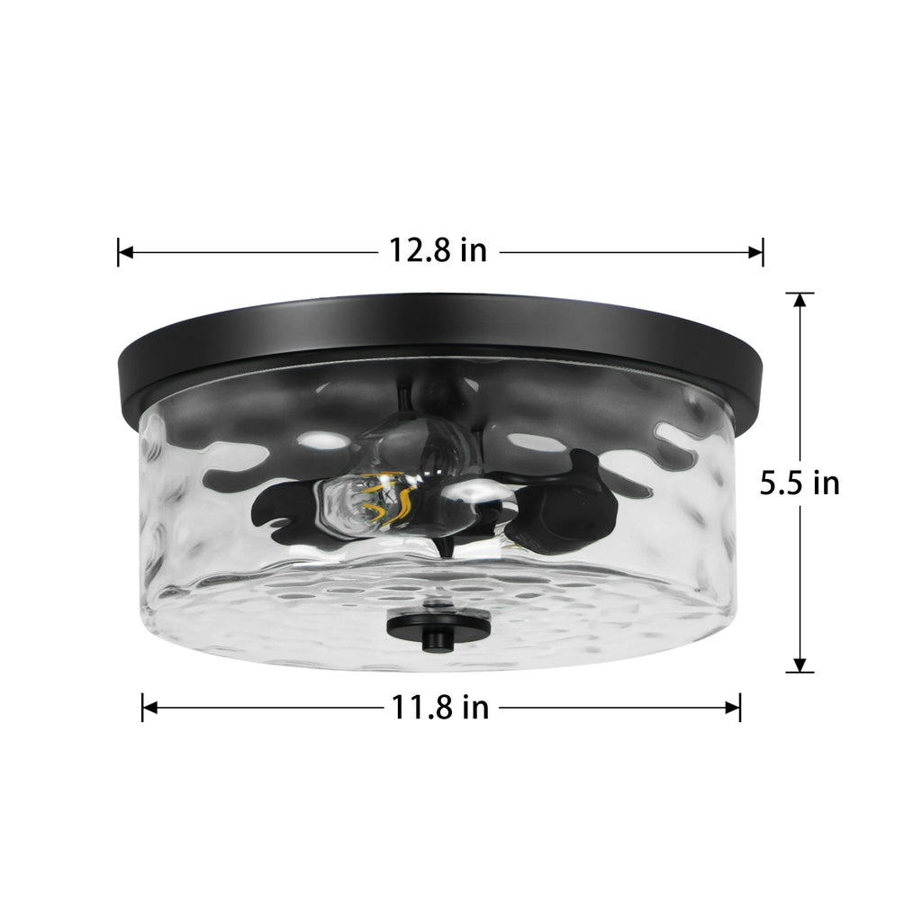 Wickmere Two-Light Ceiling Fixture