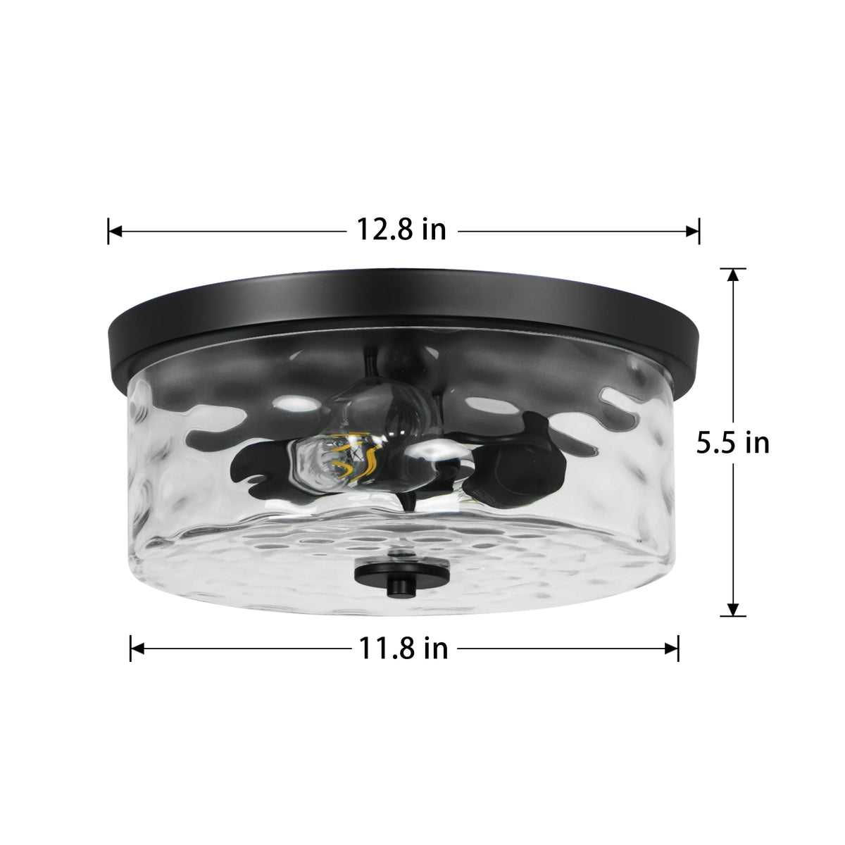 Wickmere Two-Light Ceiling Fixture