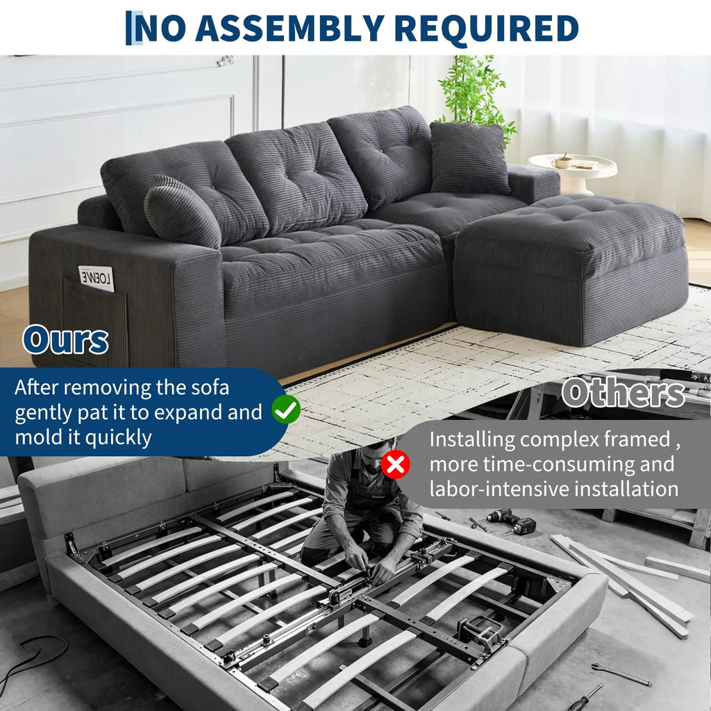 Rathmore Modular Corduroy Sectional*