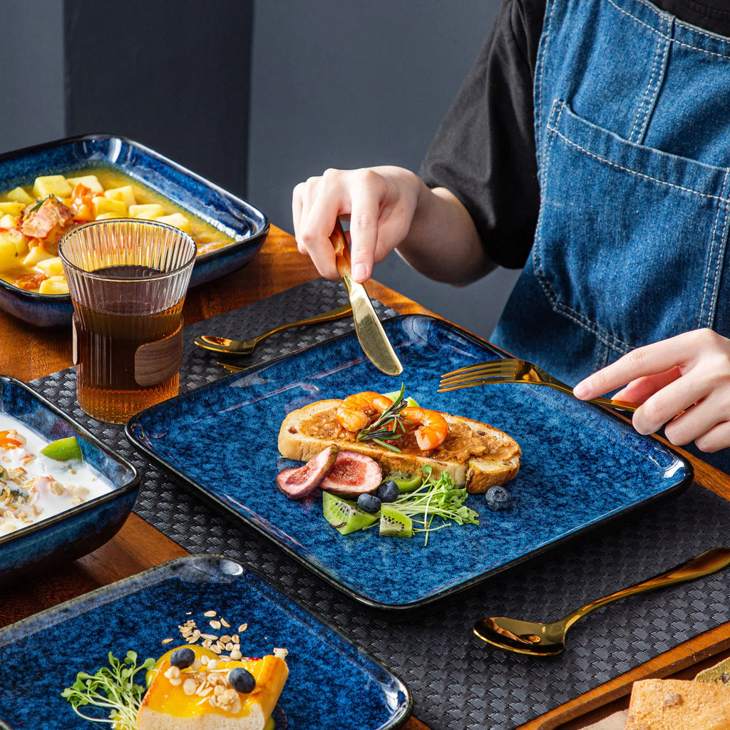 Vancasso Stern Blue Dinnerware