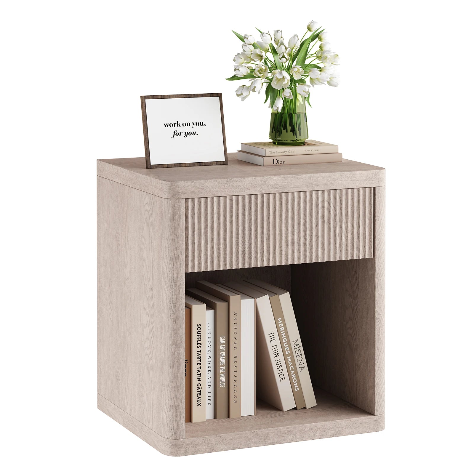 Corin Fluted Nightstand