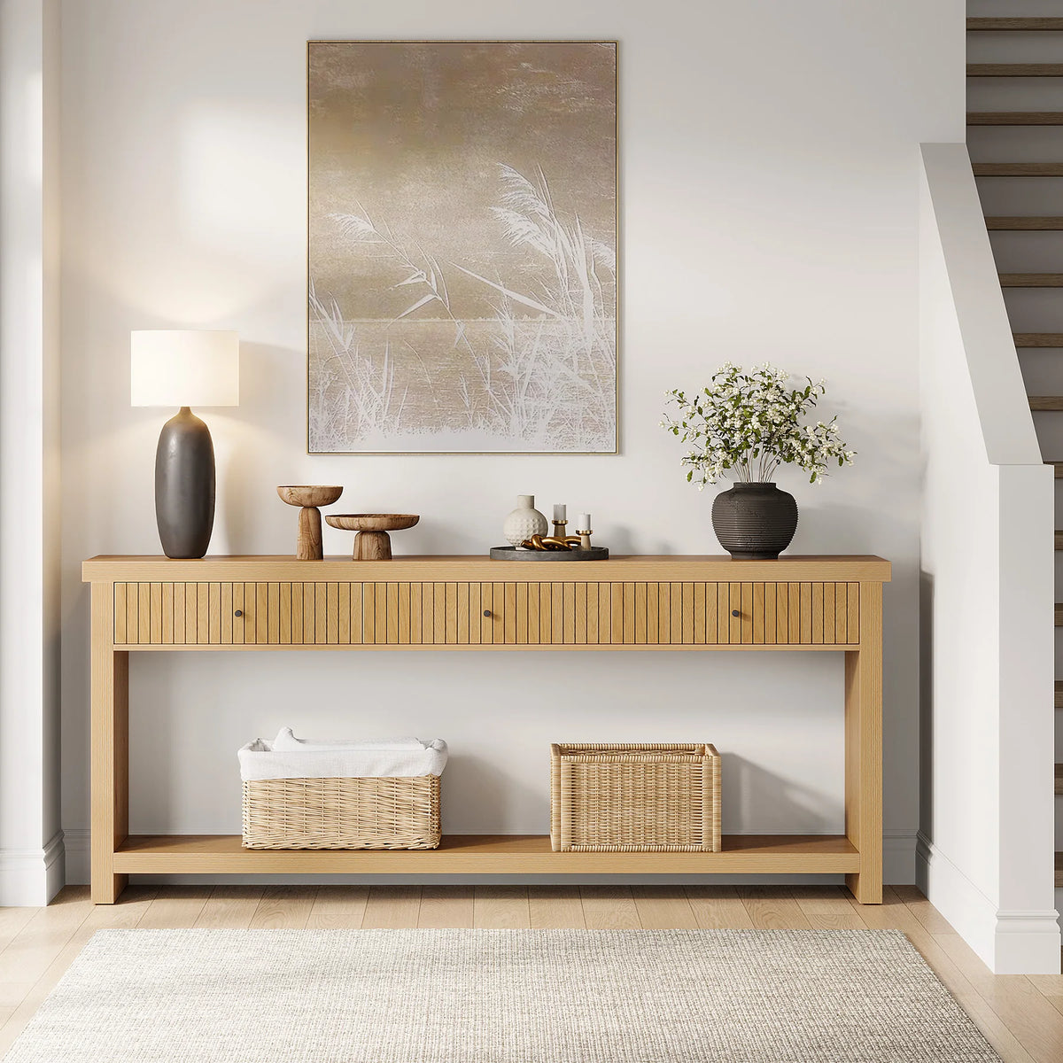 Wrenarc 3-Drawer Console Table