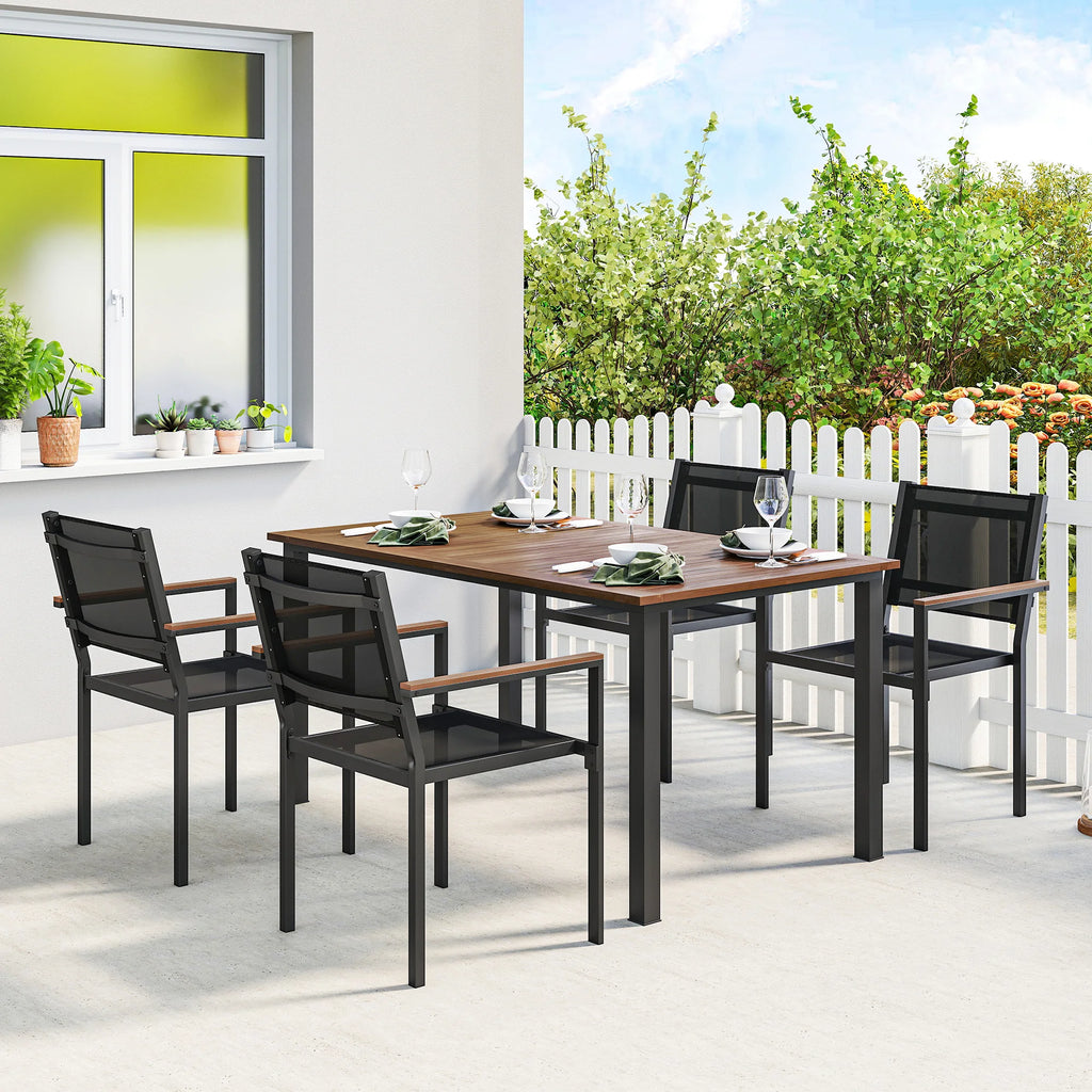 Woldmere Acacia Patio Dining Set