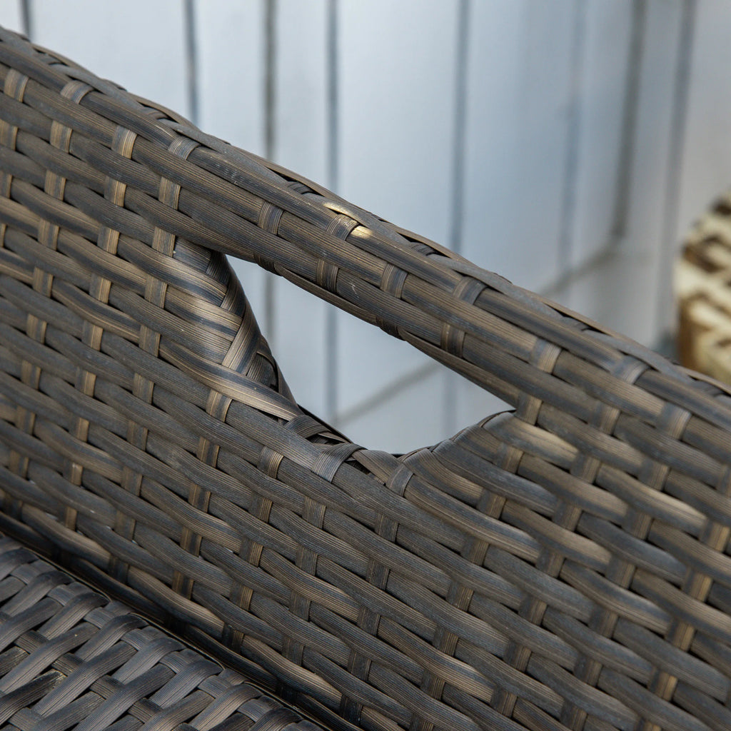 Waverly 29-Gallon Rattan Storage Bench