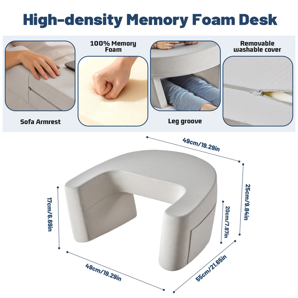 Mosscrest Memory Foam Reading Pillow