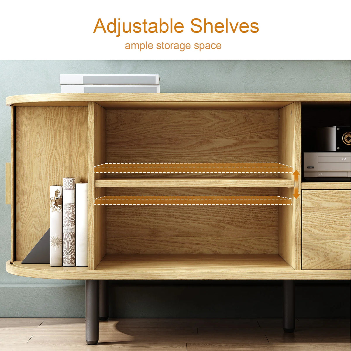 Opalray adjustable interior shelves