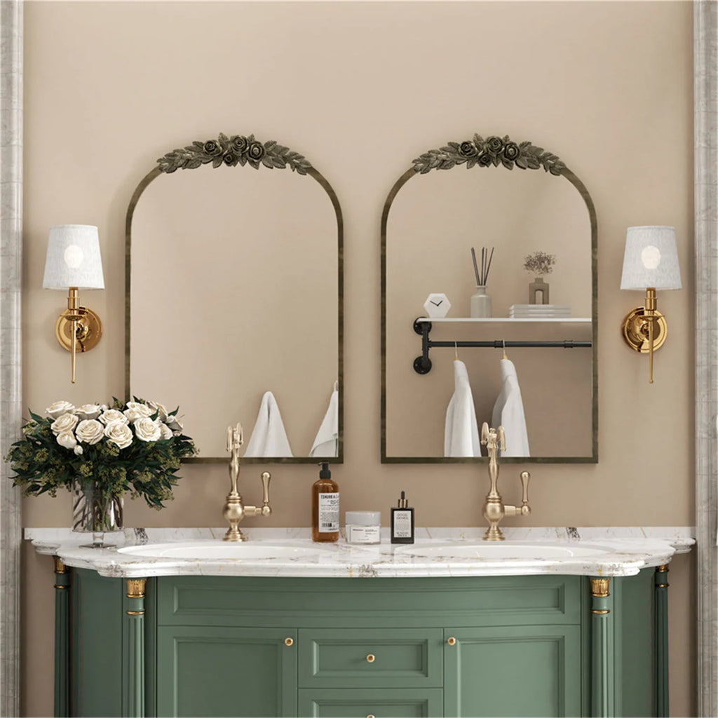 Novaloom Baroque Arched Wall Mirror