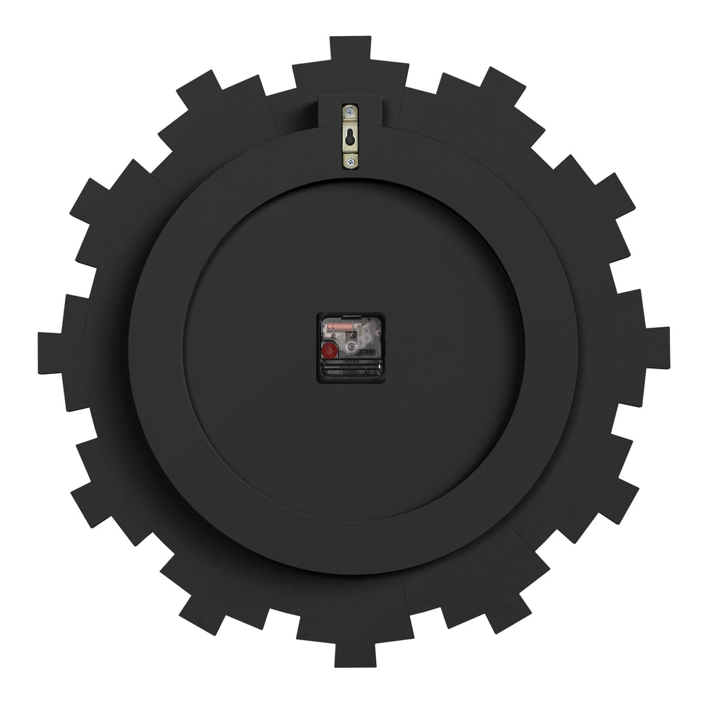 Aureon Sunburst Mirrored Wall Clock