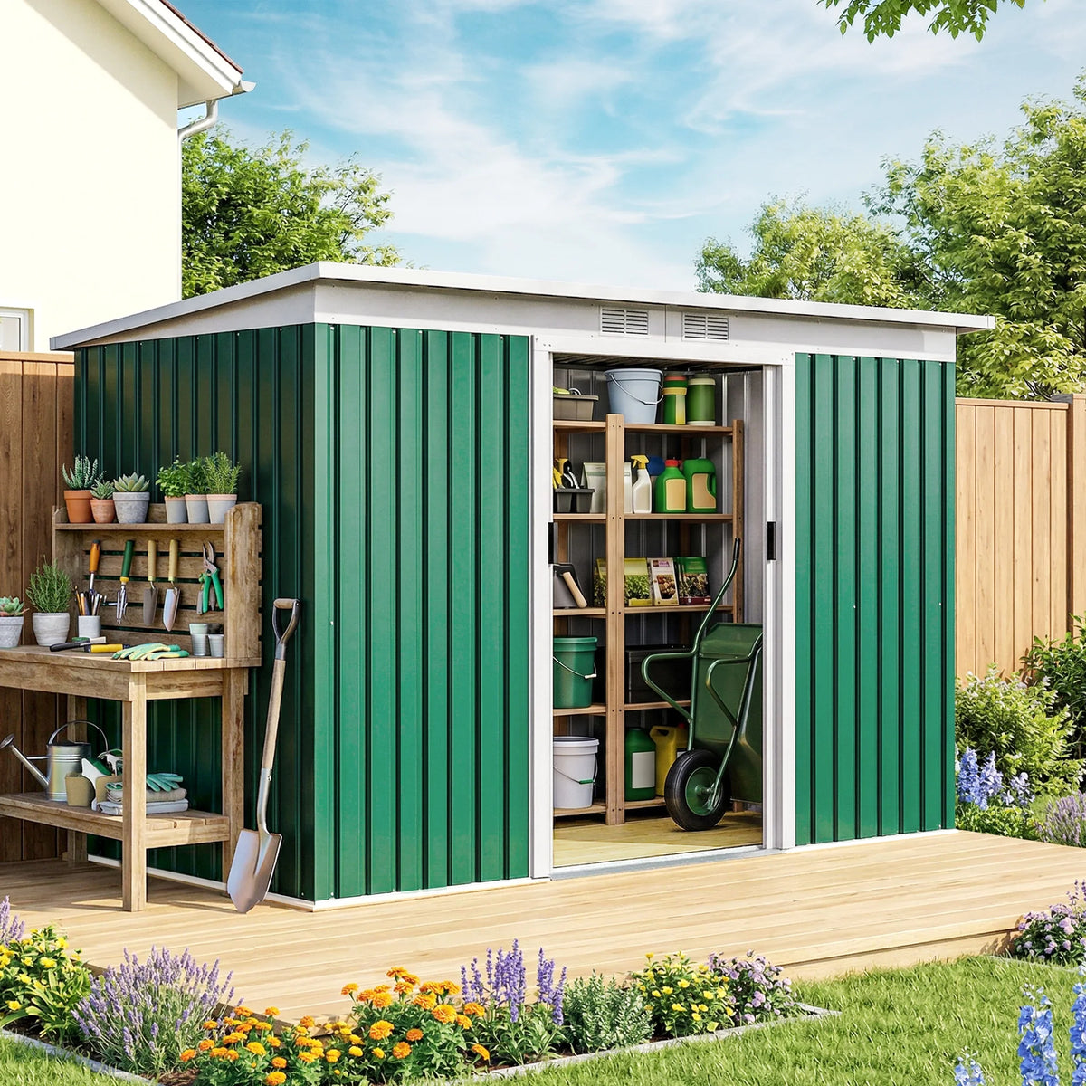 Safekeep Metal Storage Shed