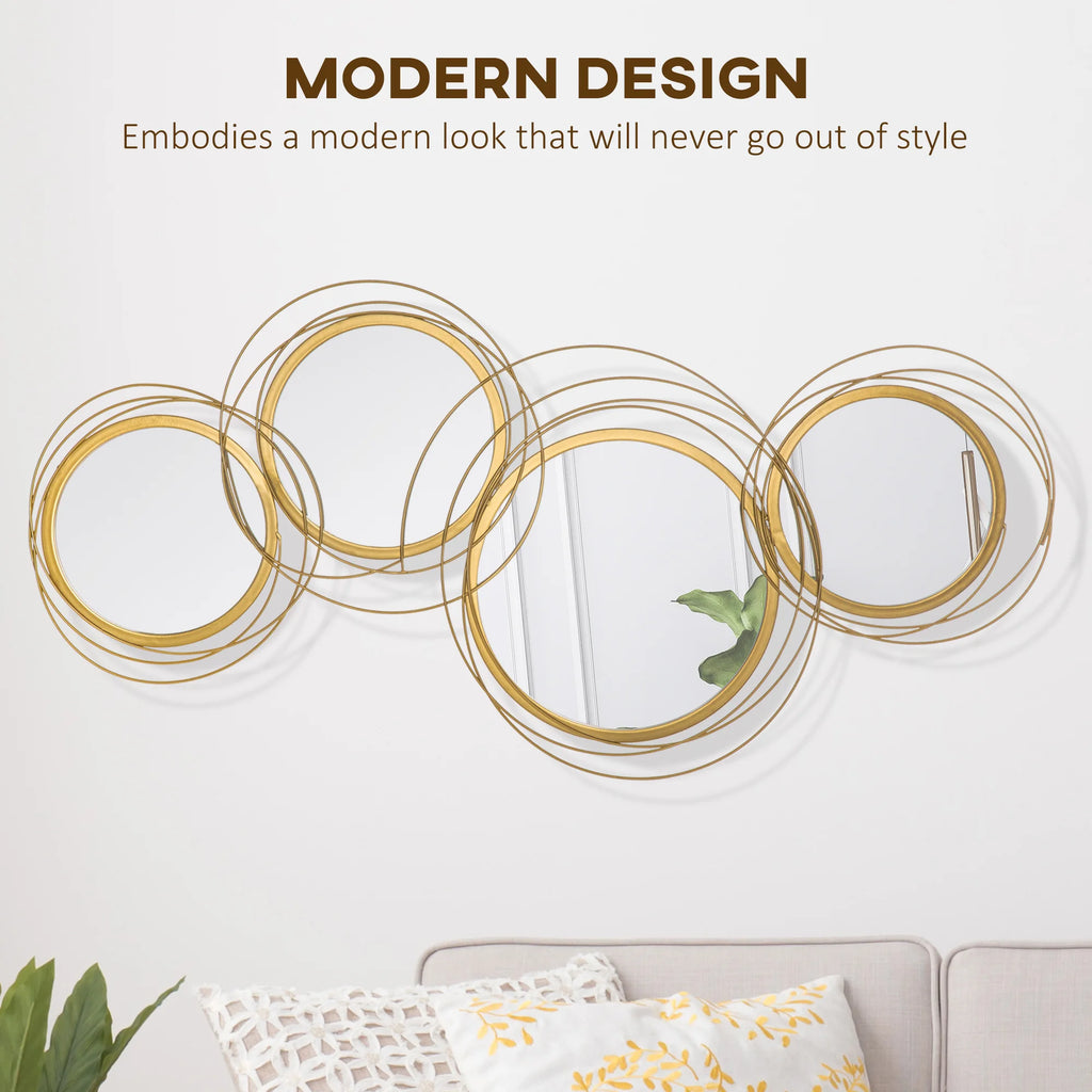 Orelle Four-Mirror Wall Sculpture