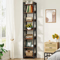 Ayo 7-Tier Narrow Bookcase