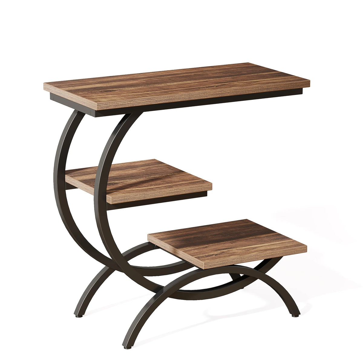 Nari 3-Tier C-Shaped Side Table