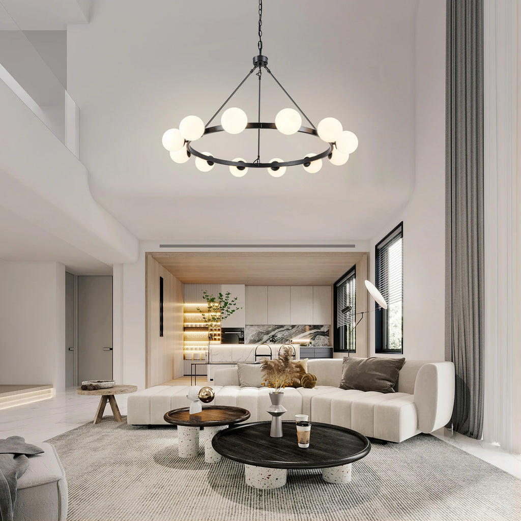 Rillford Wagon Wheel Chandelier