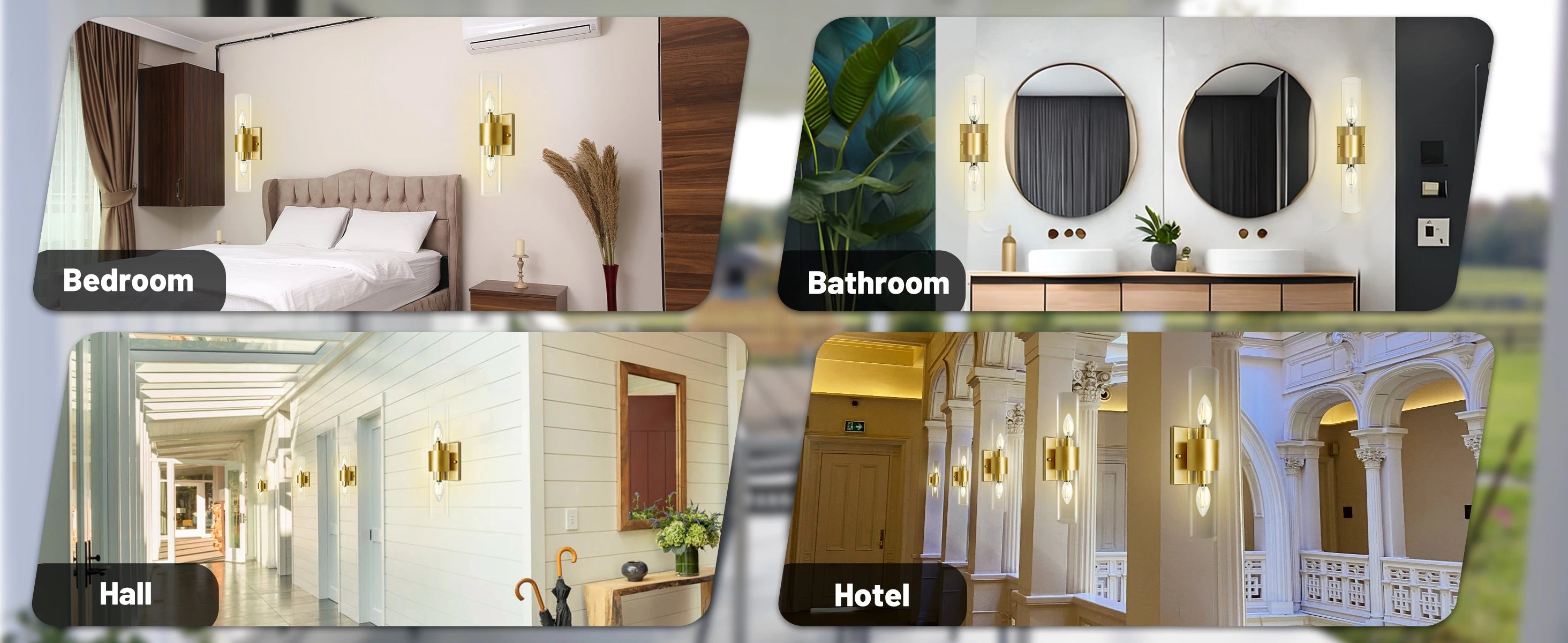 Axis Glow Two-Light Wall Sconce