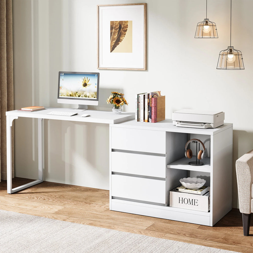 Lyriccrest Reversible L-Shaped Computer Desk