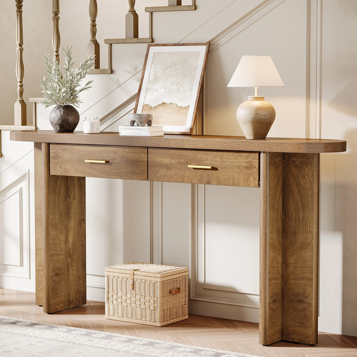 Larklark 2-Drawer Console Table